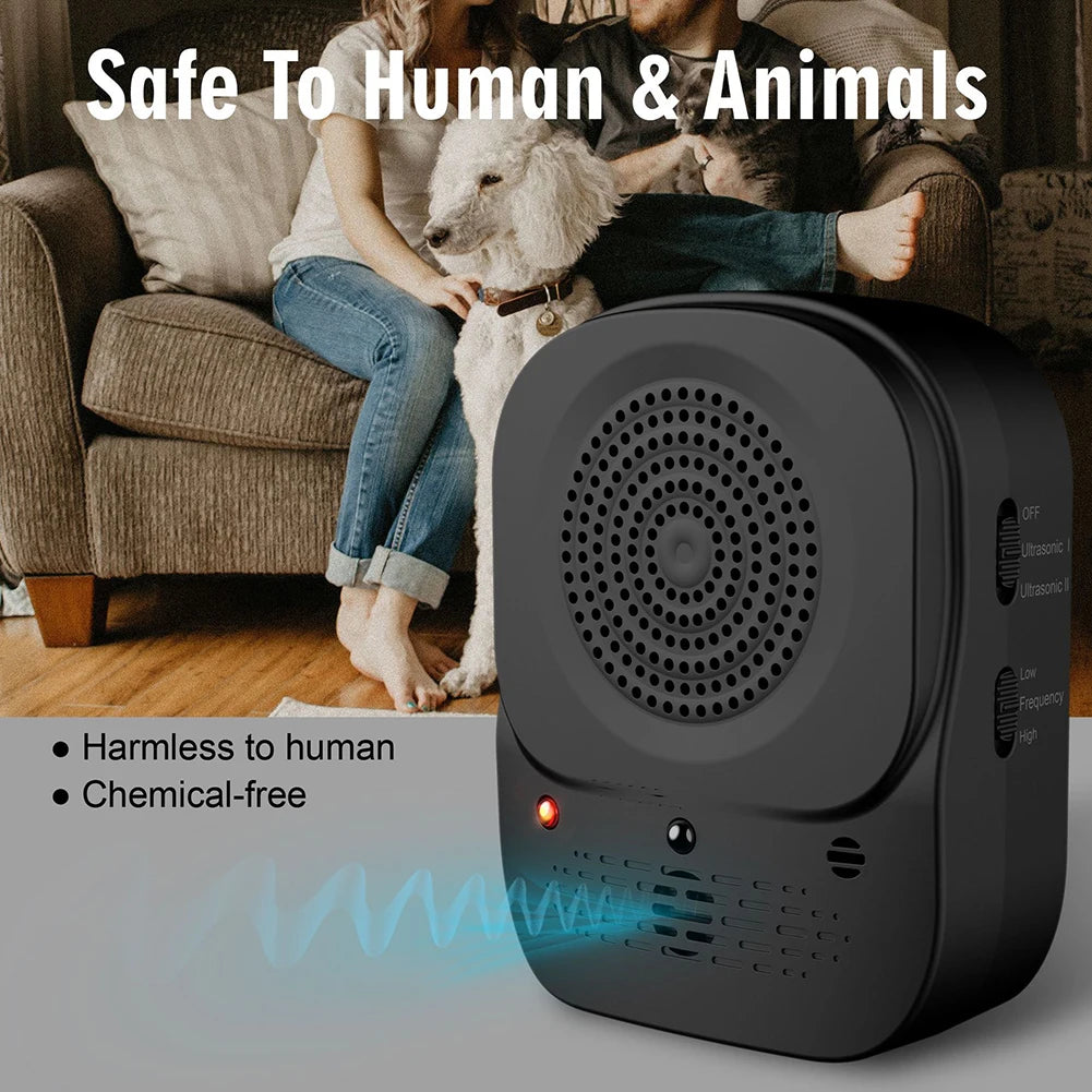 Ultrasonic Dog Barking Control Device – 4-Level Adjustable Anti-Bark Trainer | Safe & Effective Bark Deterrent for Small, Medium & Large Dogs