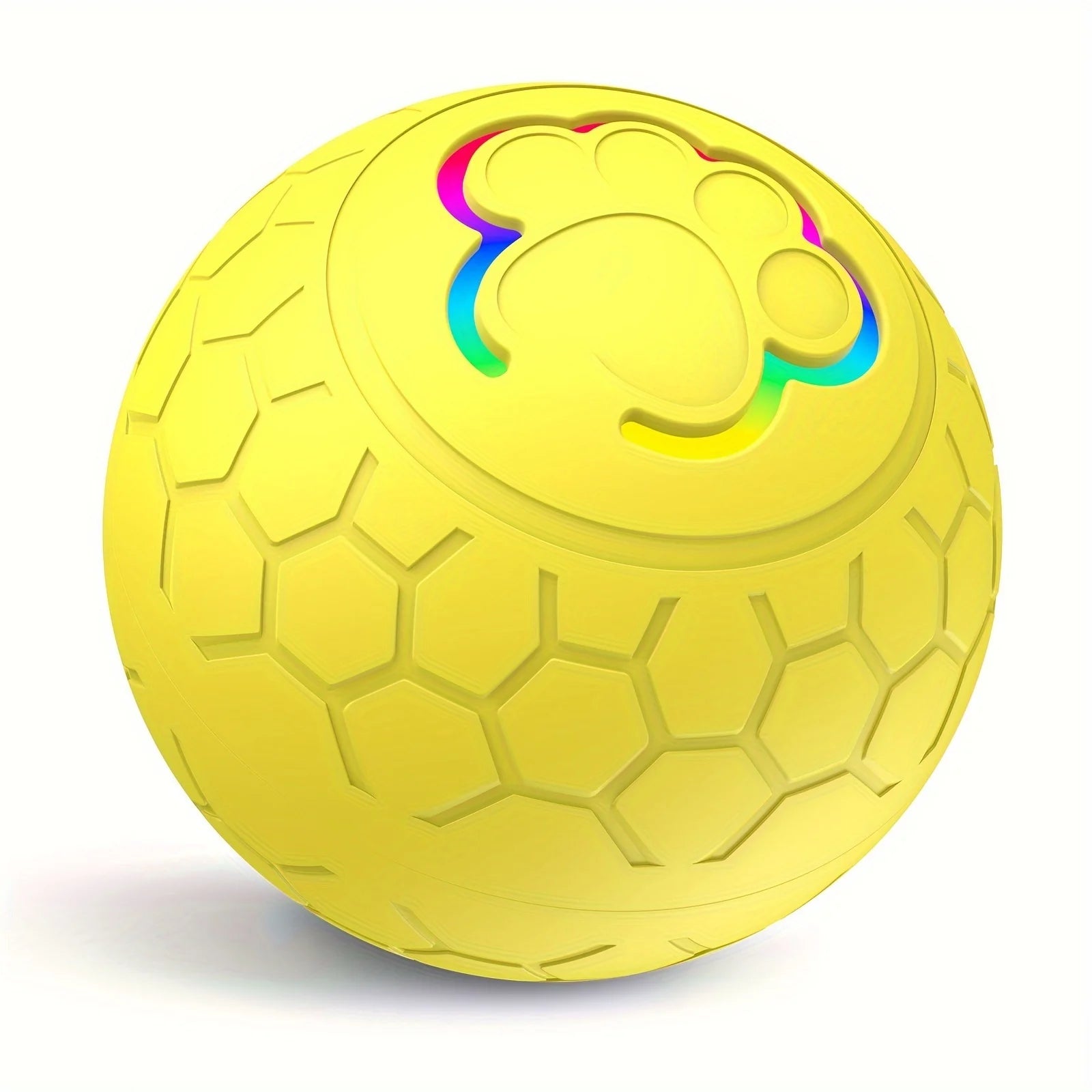 Smart Electronic Interactive Pet Toy Ball – USB Rechargeable Automatic Bouncing & Rolling Ball with RGB Lights for Dogs & Cats