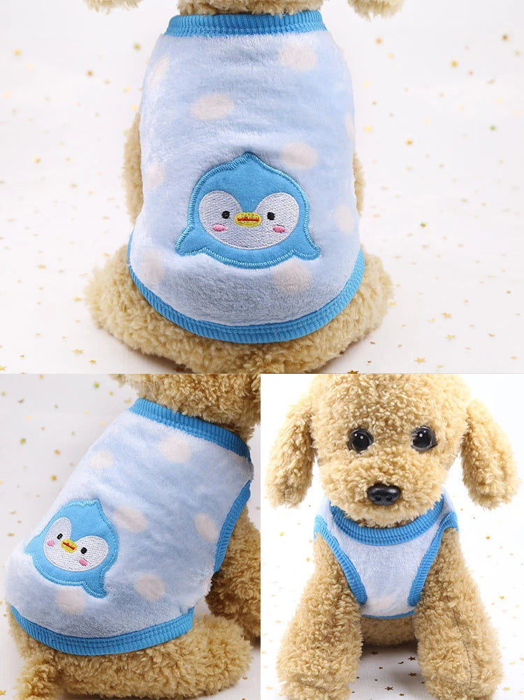 Soft Fleece Winter Dog Coat – Warm Jacket for Small & Medium Dogs and Cats