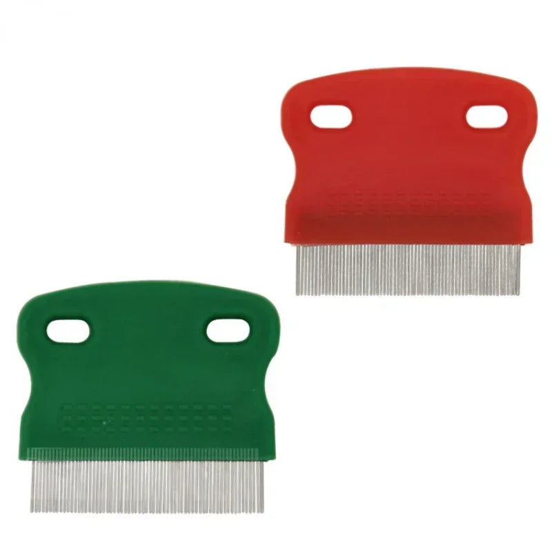 Stainless Steel Pet Grooming Comb – Flea & Fur Removal Brush for Dogs, Cats & Small Pets