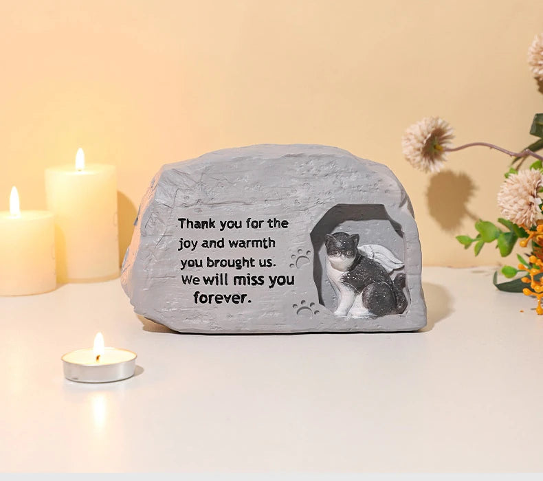 Resin Pet Urn – Sealed Moisture-Proof Memorial Box for Dog & Cat Hair, Ashes, or Keepsakes