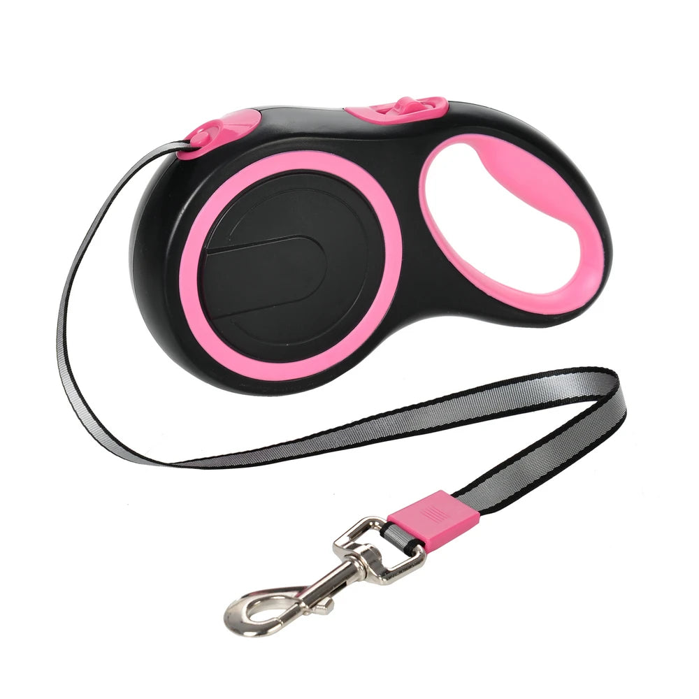 8m Retractable Dog Leash – Extendable Training Traction Belt for Small & Large Dogs, Cats, Pugs, and Labradors