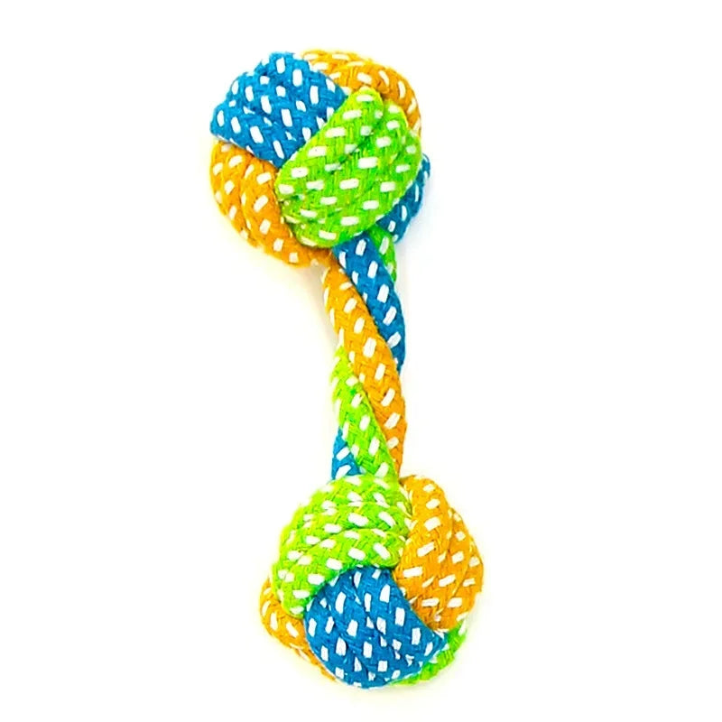 Dog Rope Toy with Ball – Small Dog Chew & Teeth Cleaning Toy, Interactive Puppy Training Play Toy