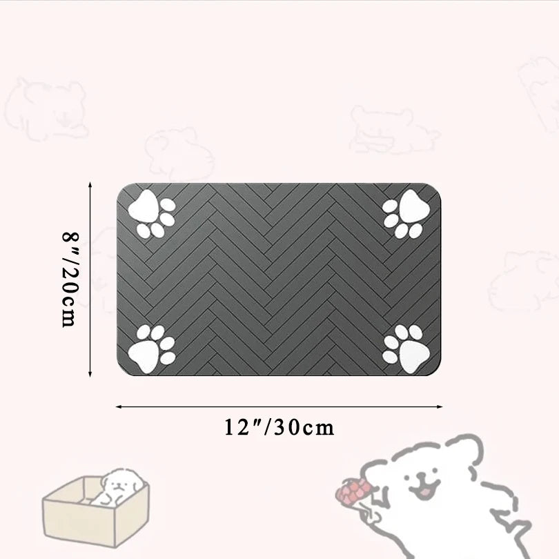 Pet Feeding Placemat – Waterproof, Quick-Dry Food & Water Bowl Mat for Dogs & Cats