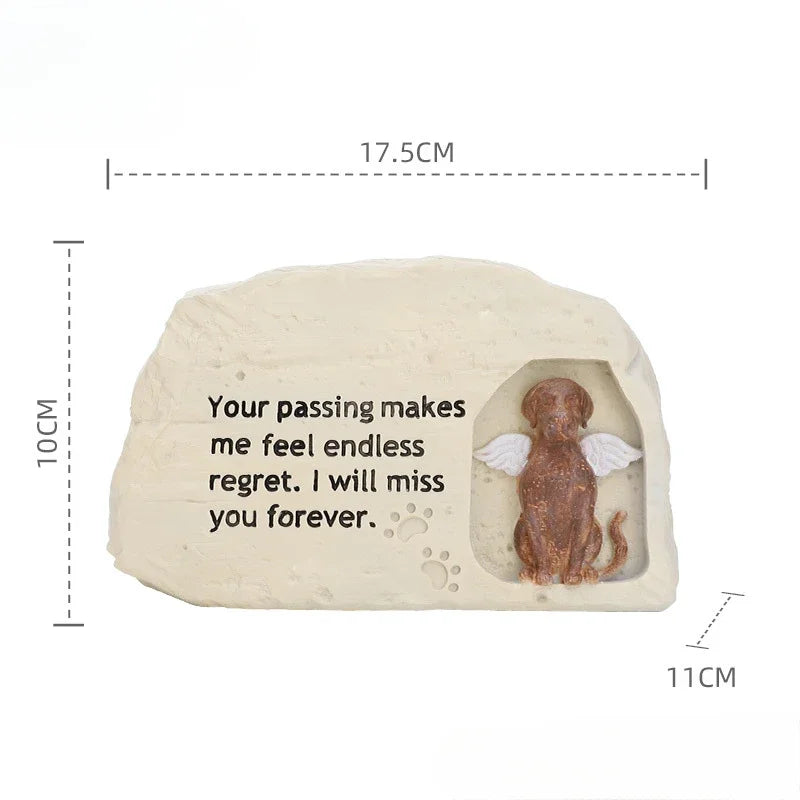 Resin Pet Urn – Sealed Moisture-Proof Memorial Box for Dog & Cat Hair, Ashes, or Keepsakes