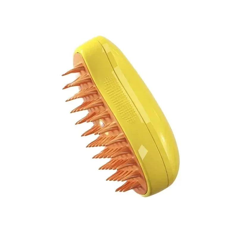 3-in-1 Pet Steam Brush – Electric Grooming Comb with Spray & Massage for Cats and Dogs