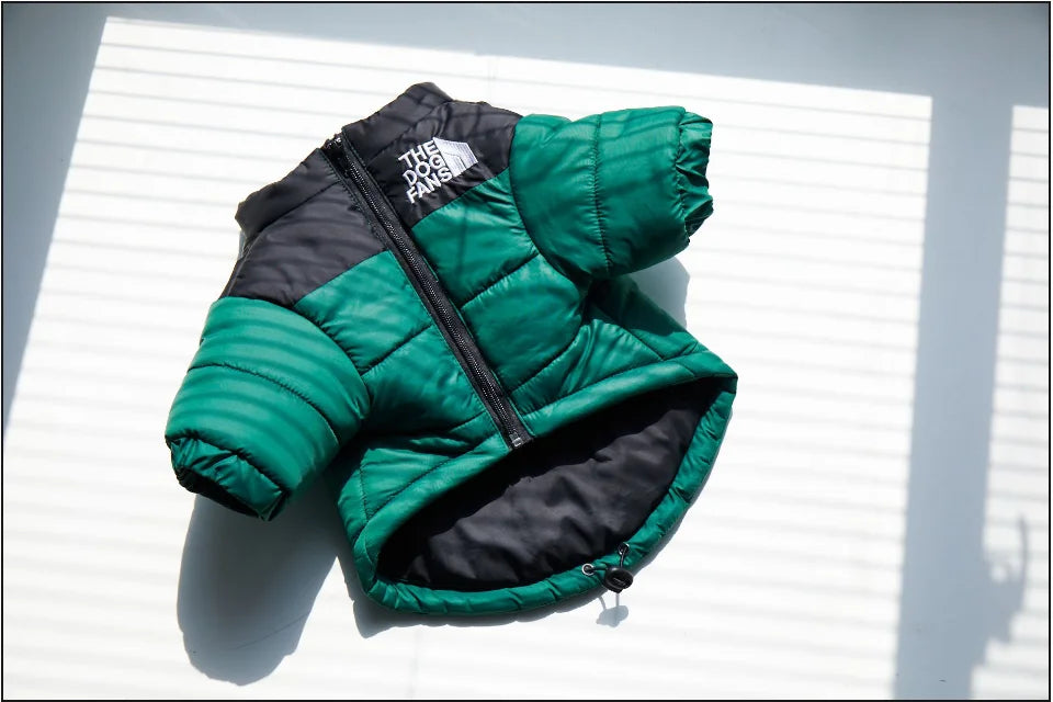 . Dog Fans Winter Pet Down Jacket – Thick Warm Coat for Small & Medium Dogs