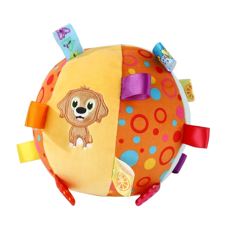Interactive Ball Dog Toy – Aggressive Chewing, Training, Stress Relief, Bite-Resistant with Plush Handle
