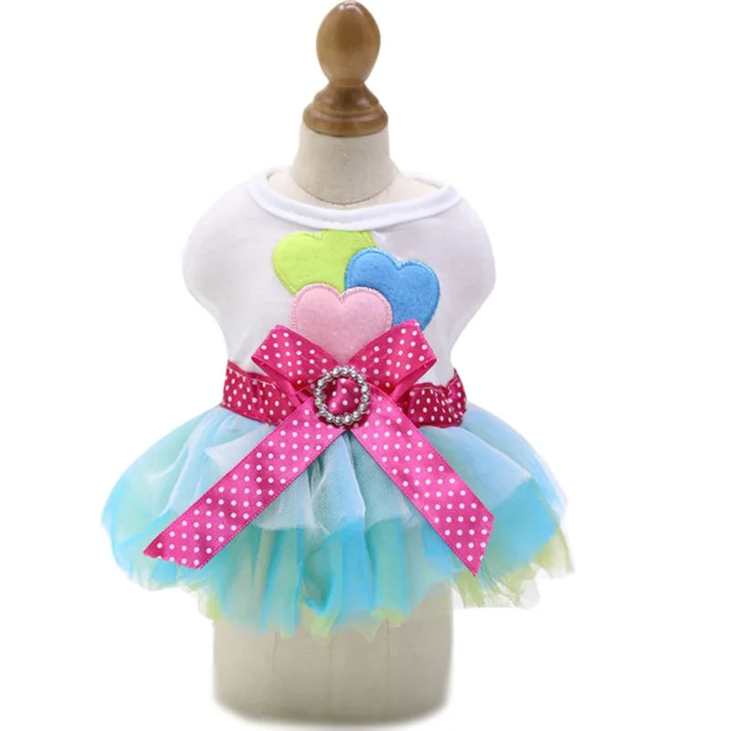 Princess Dog Dress – Lace Tutu Outfit for Small Dogs, Chihuahua & Puppy Apparel