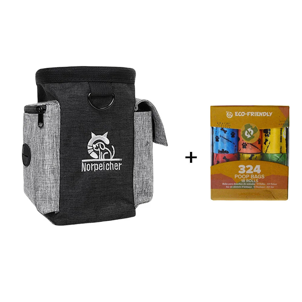 Dog Training Waist Bag – Multi-Functional Outdoor Treat Pouch with Fanny Pack Design for Pet Training, Walking & Rewards