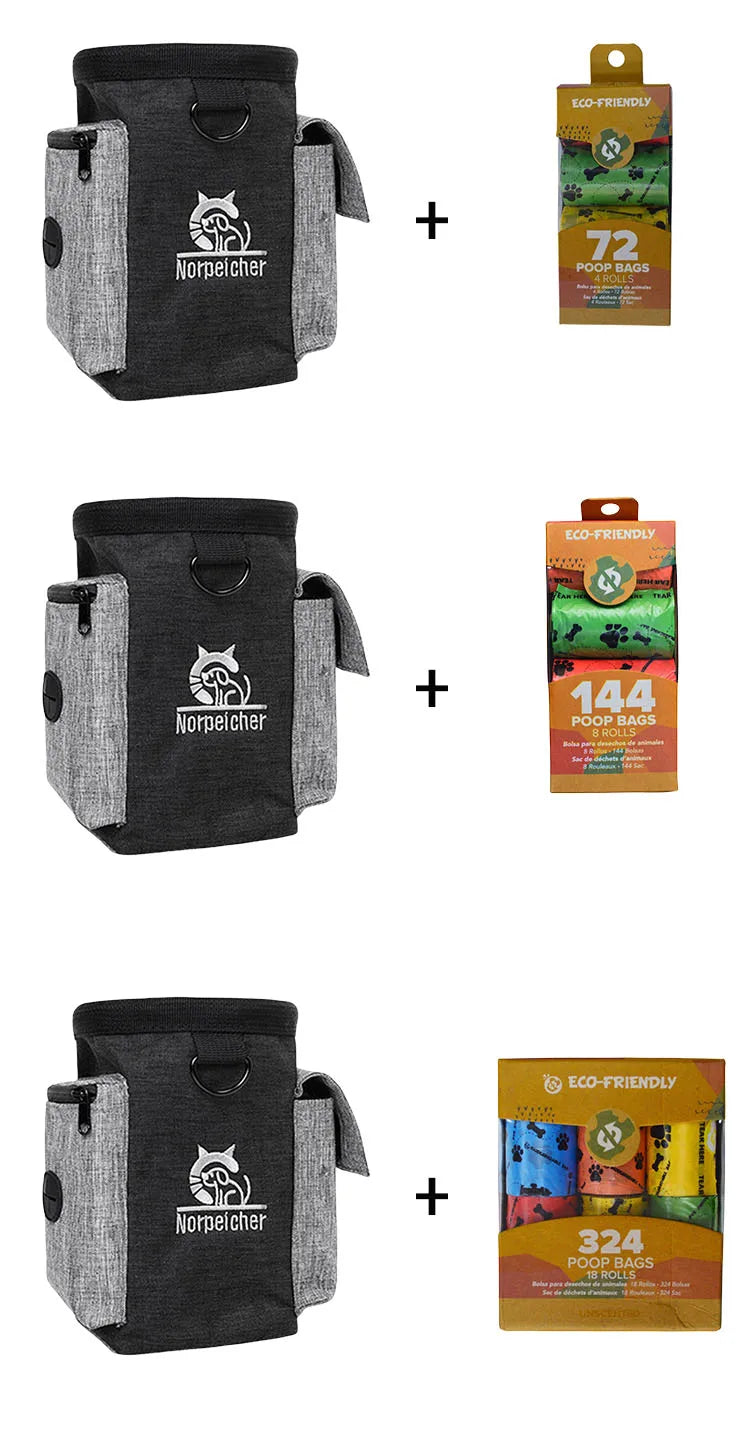 Dog Training Waist Bag – Multi-Functional Outdoor Treat Pouch with Fanny Pack Design for Pet Training, Walking & Rewards