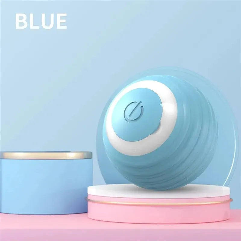 Automatic Rolling Cat Ball – Self-Moving Electric Toy for Kitten Play and Training