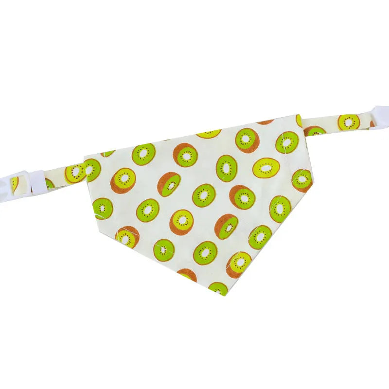 Adjustable Cotton Plaid Dog Bandana – Washable Pet Scarf with Bowtie Collar for Large Dogs & Cats