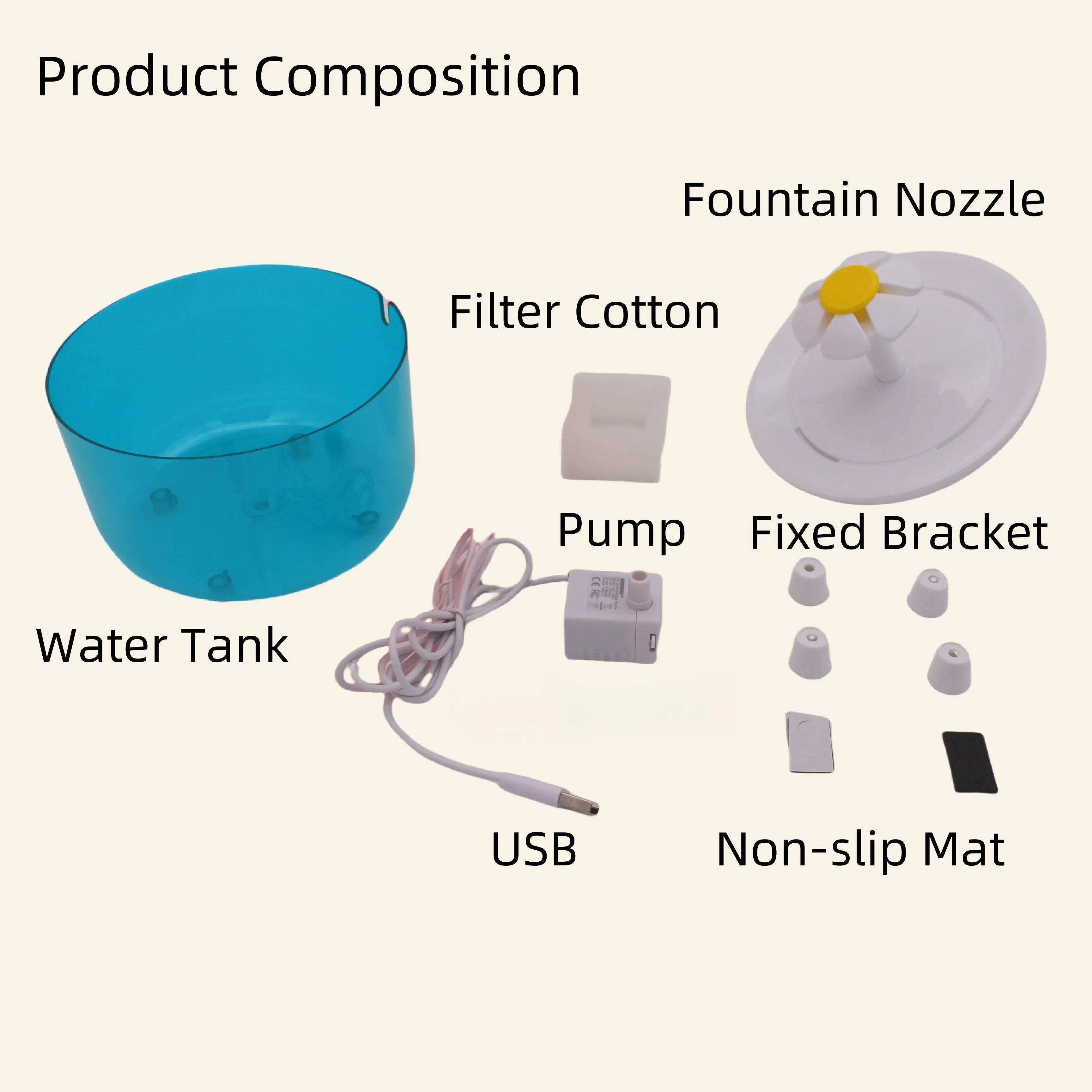 1200mL Automatic Pet Water Fountain – USB Electric Quiet Cat & Dog Water Dispenser with Filter