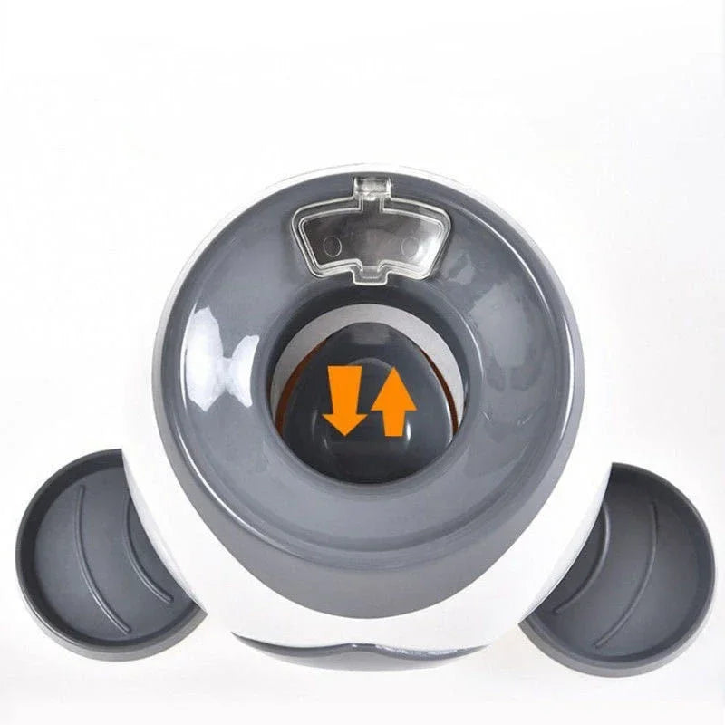 Interactive Pet Tennis Ball Launcher – Food Reward Machine & Training Toy for Dogs and Cats
