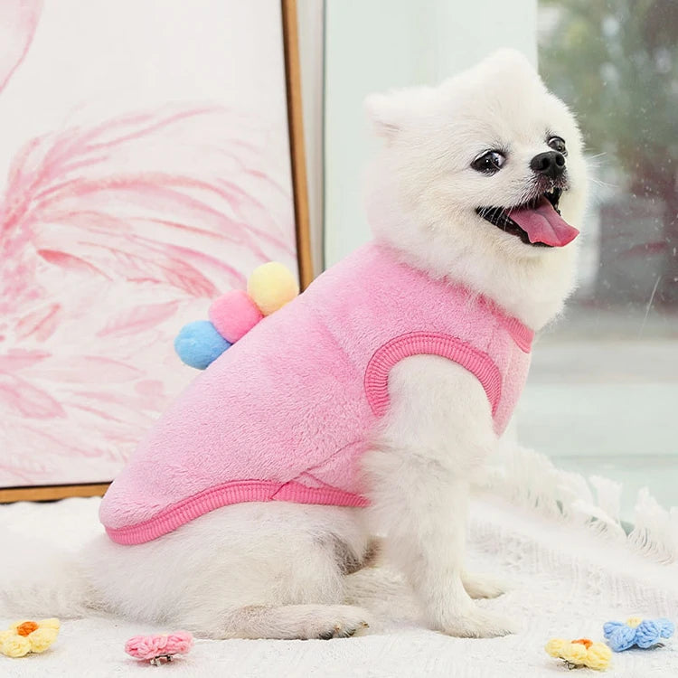 Soft Fleece Winter Dog Coat – Warm Jacket for Small & Medium Dogs and Cats