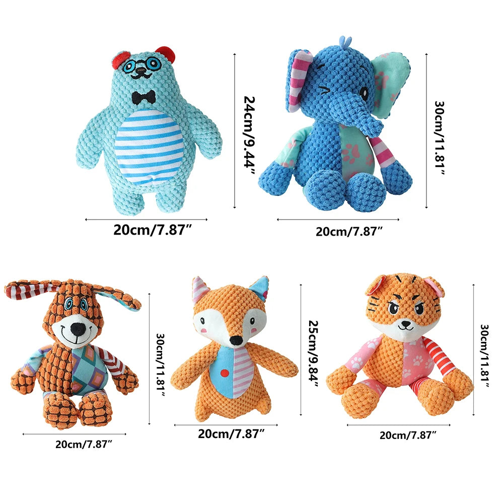 Squeaky Dog Plush Toy – Soft Plush Toy for Small, Medium & Large Dogs | Fun, Durable, and Interactive Puppy Toy
