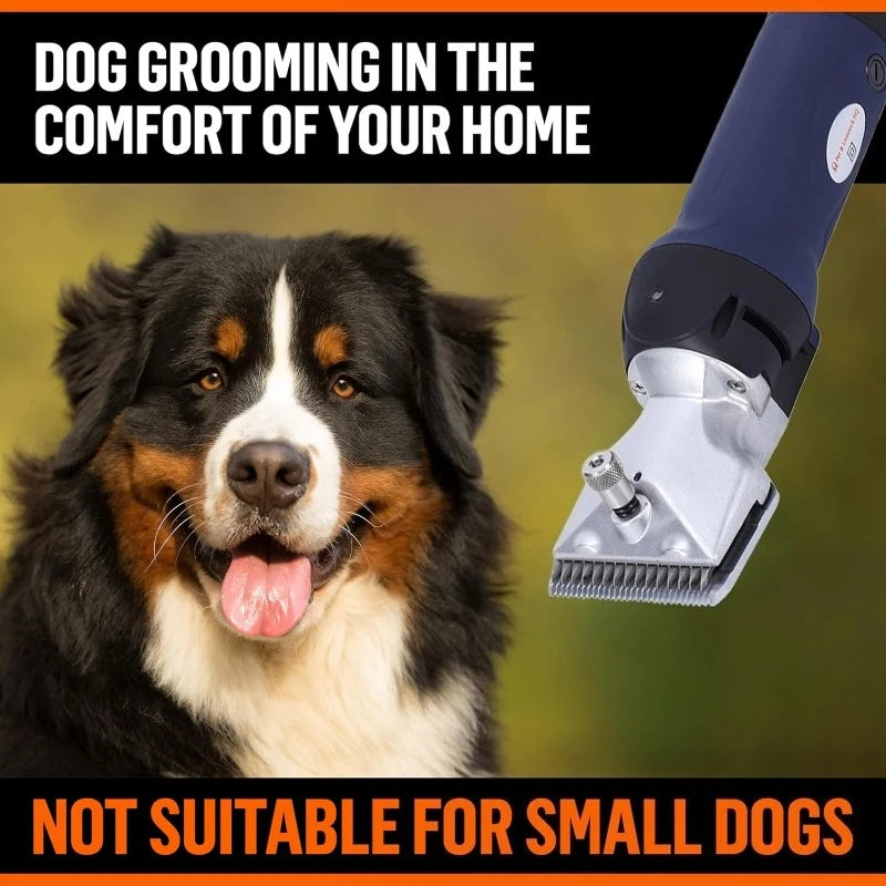 Heavy Duty Dog Grooming Clippers – Pro Trimmer Kit for Thick Coats & Large Dogs