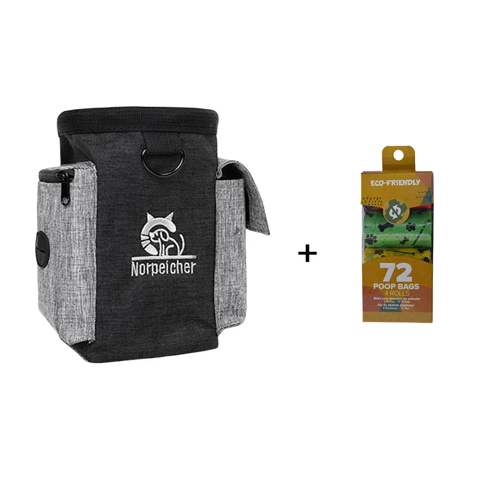 Dog Training Waist Bag – Multi-Functional Outdoor Treat Pouch with Fanny Pack Design for Pet Training, Walking & Rewards