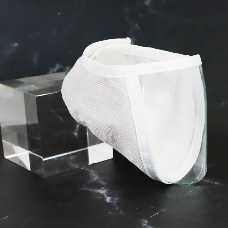 Clear Breathable Cat Muzzle – Grooming & Bathing Aid for Cats and Small Dogs
