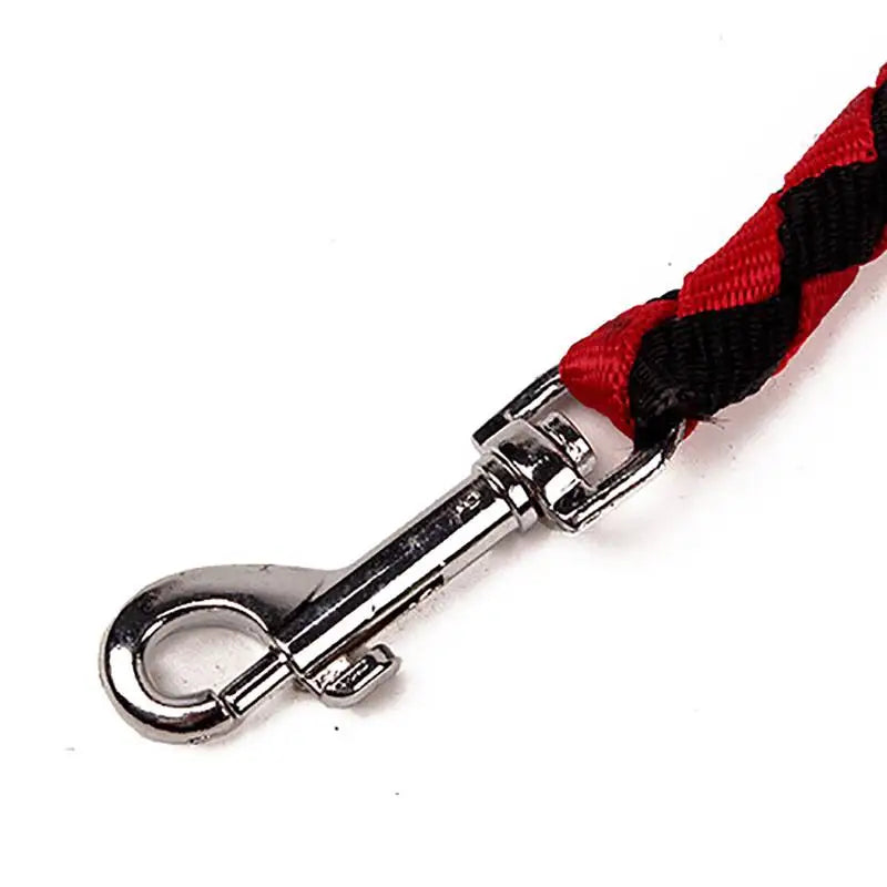 Double Dog Leash – 360° Swivel Tangle-Free Nylon Walking Leash for Two Pets