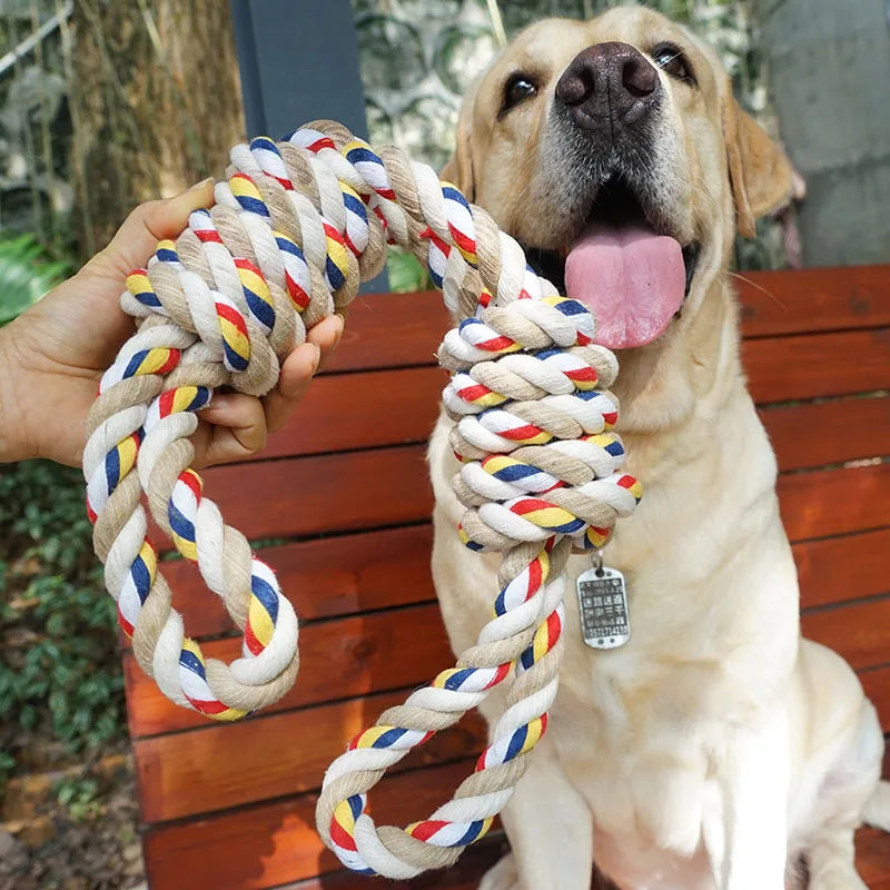 Bite-Resistant Rope Knot Toy – Durable Chew Toy for Medium & Large Dogs