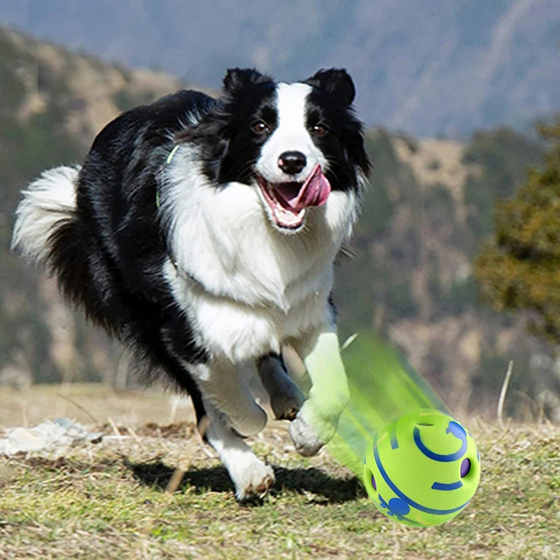 Wobble Wag Giggle Ball – Interactive Dog Toy with Fun Giggle Sounds for All Breeds (As Seen On TV)