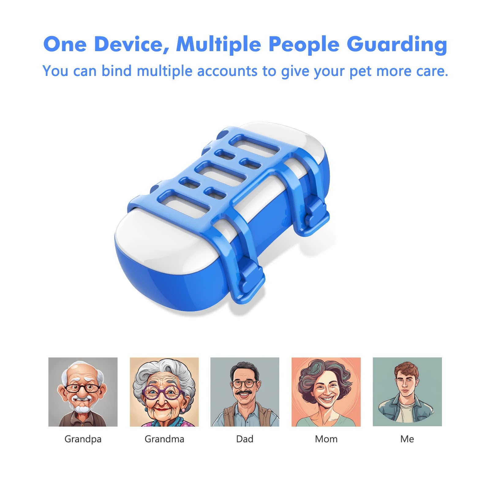 4G GPS Tracker for Dogs & Cats – Waterproof Smart Pet Locator with App, Live Tracking, Light & Sound Alerts (Subscription Required)