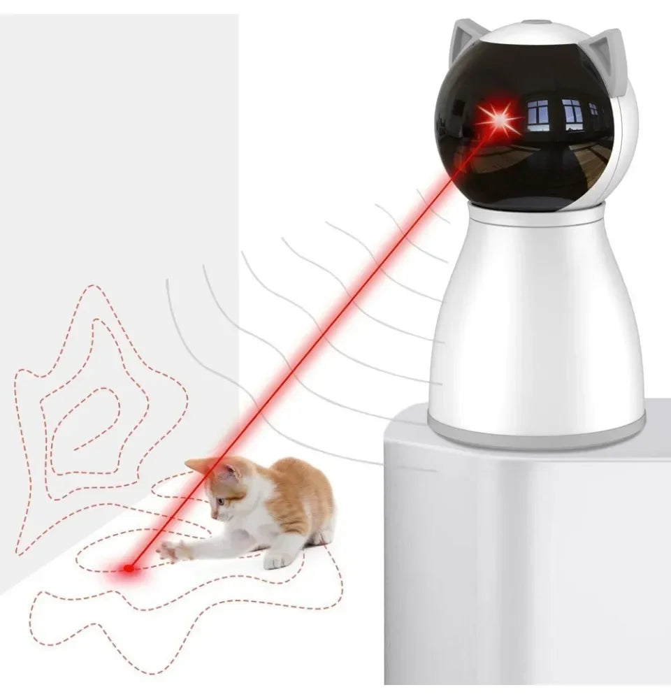 4th Generation Automatic Laser Cat Toy – Motion-Activated, Rechargeable & Real Random Trajectory for Indoor Cats