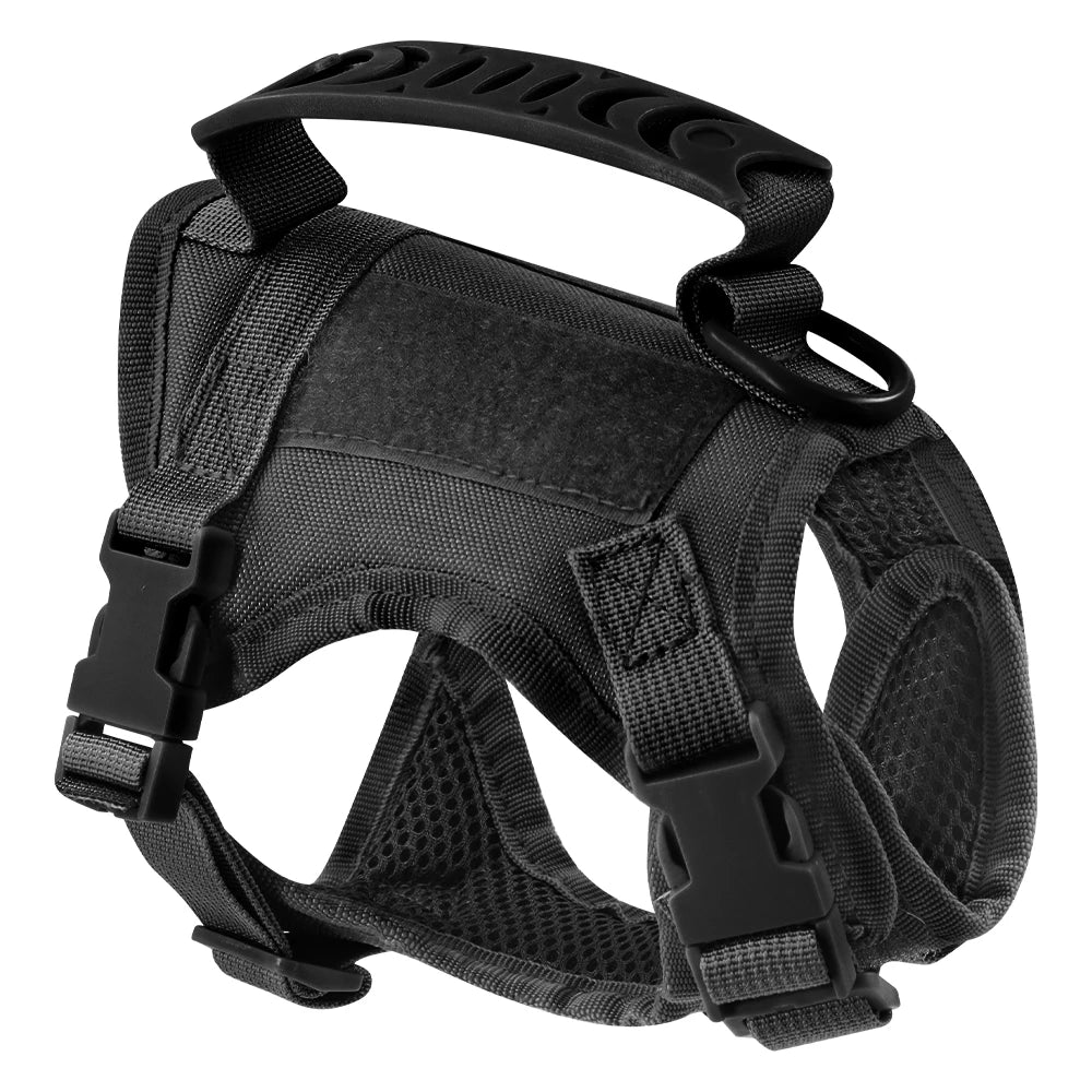 Tactical Cat & Puppy Harness with Leash – Adjustable, Durable, and Built for Adventure