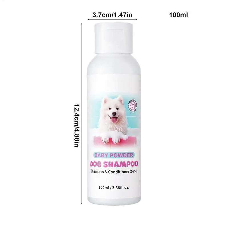 2-in-1 Dog Shampoo & Conditioner – Odor Remover for Puppies | Rich Foam & Long-Lasting Fragrance | Gentle All-in-One Pet Wash