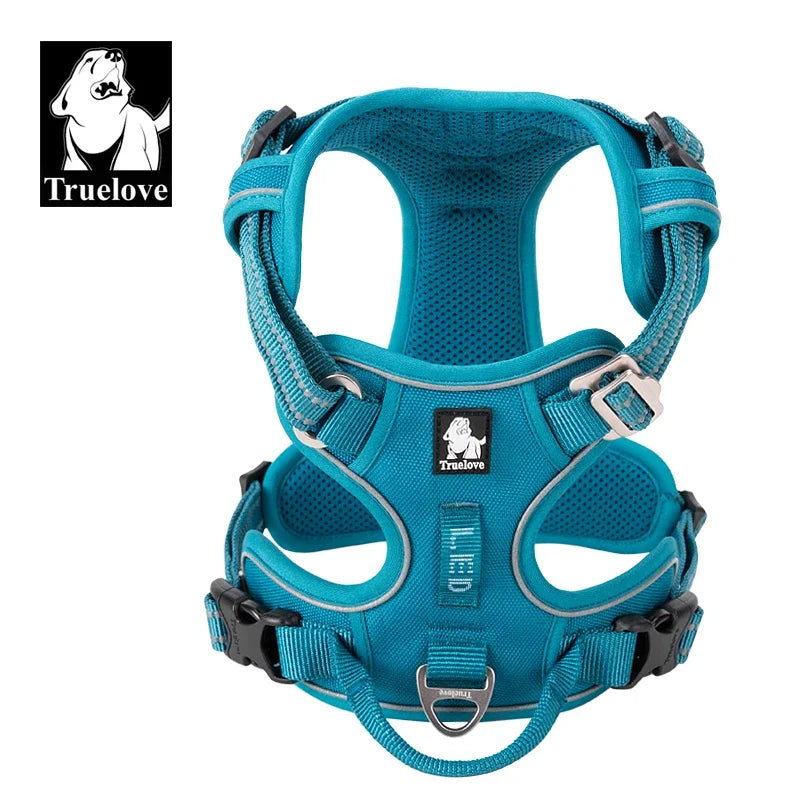 Truelove Reflective No-Pull Dog Harness – Adjustable Safety Vest for Medium & Large Dogs