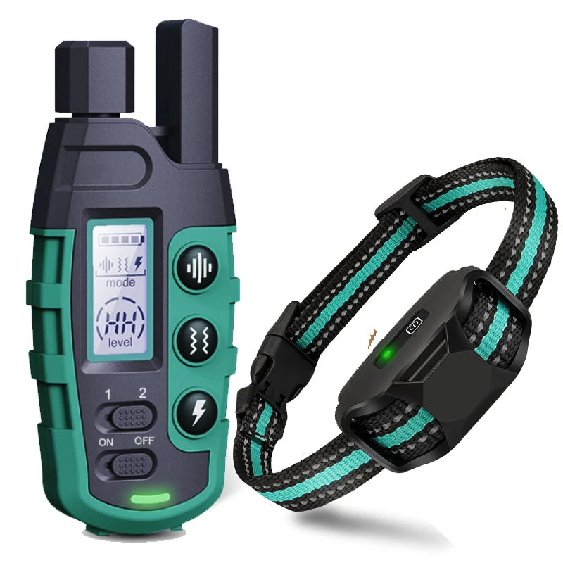 3300Ft Electric Dog Training Collar with Remote – Waterproof Shock & Vibration Behavior Trainer for Dogs 5–120 lbs