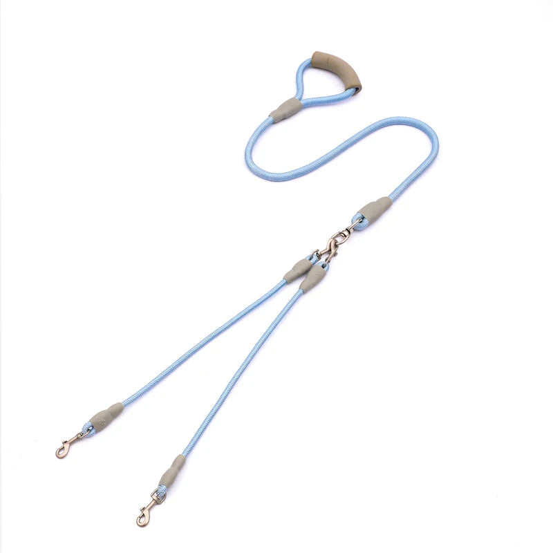 150cm Strong Dual Dog Leash – Soft Handle Pet Leash for Small, Medium & Large Dogs