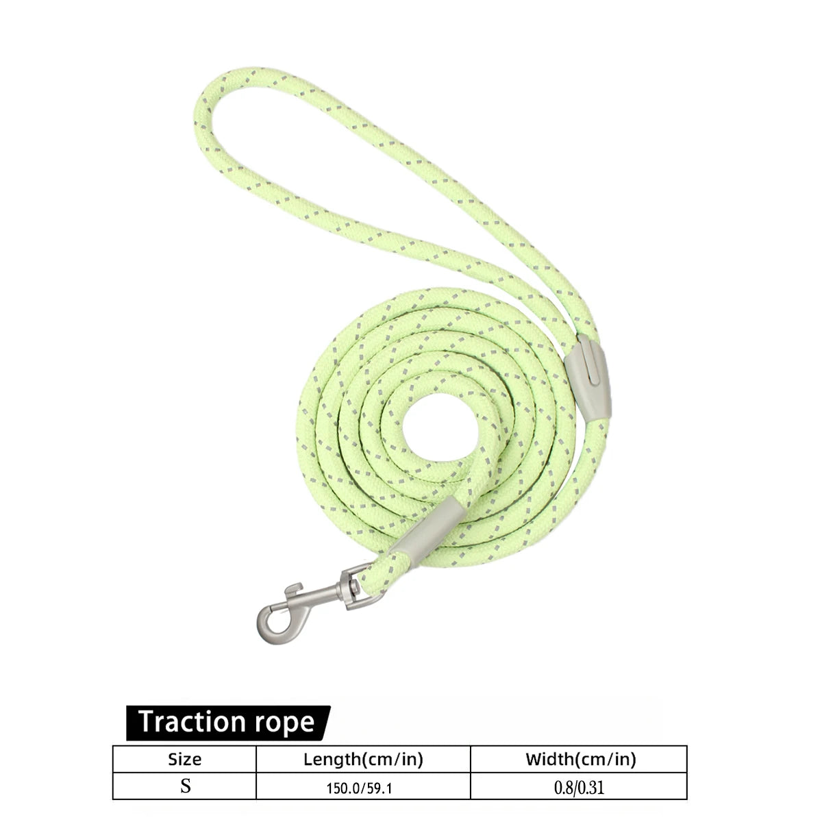 2-in-1 Classic Dog Collar and Leash Set – Adjustable Black Mesh P Rope Nylon Training Harness with Slip Strap