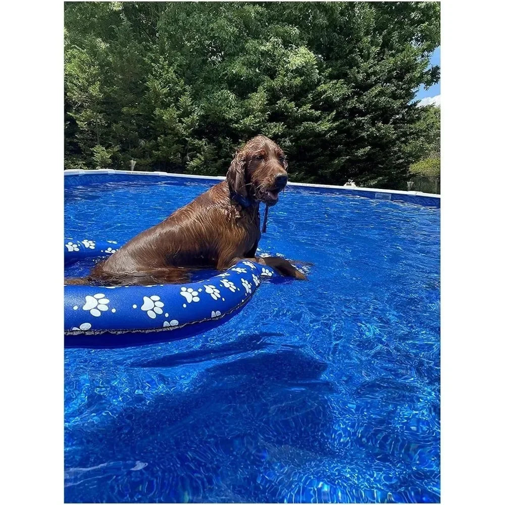 Large Dog Pool Float – Inflatable & Foldable Pet Raft for Summer Swimming, Beach & Lake Use