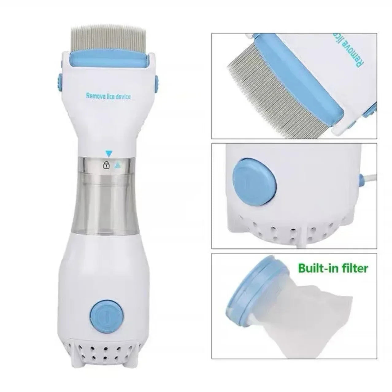 Pet Electric Lice Grabber Comb – Multifunctional Flea & Lice Removal Tool for Dogs & Cats | Safe Physical Pest Killer & Hair Cleaner