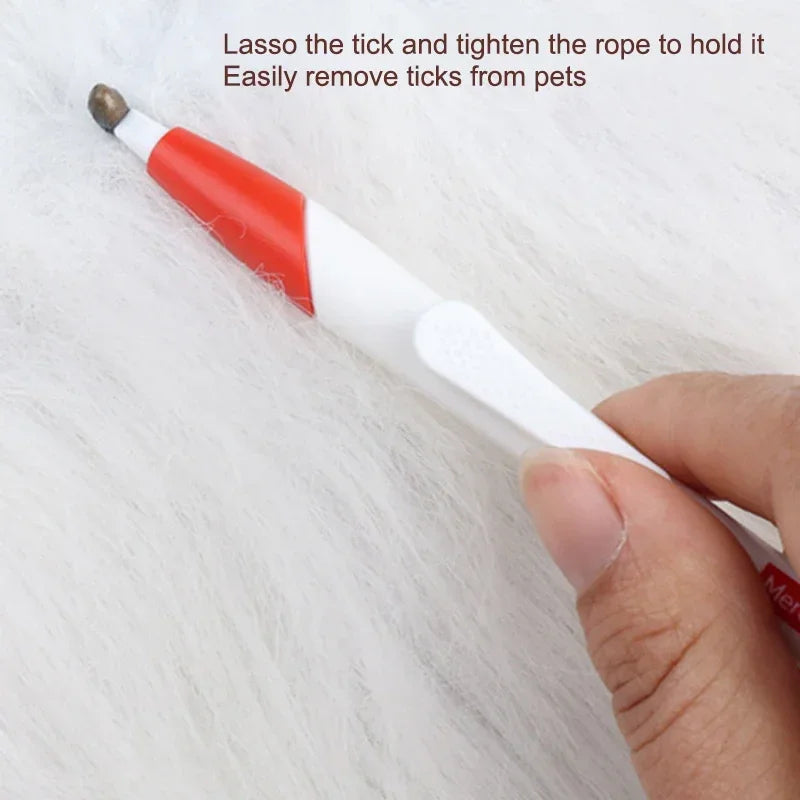 Pet Tick & Flea Remover Pen – Anti-Parasite Tool for Dogs, Cats & Small Animals