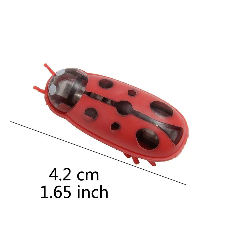 Funny Electric Bugs Catnip Toy – Battery-Operated Mini Robot Insect with Vibration for Cats
