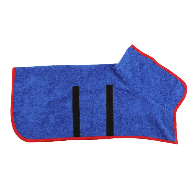 Quick-Dry Dog Bathrobe – Soft, Absorbent Towel Robe for Small to Large Dogs