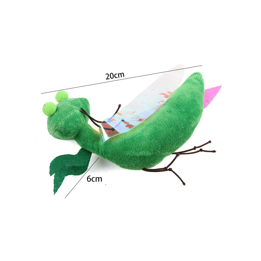 Catnip Caterpillar Chew Toy – Silvervine Molar Teaser for Interactive Play & Dental Health