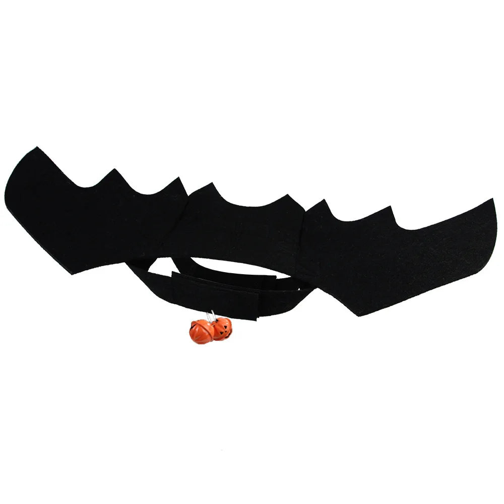 Pet Bat Collar – Halloween Costume Accessory for Dogs & Cats