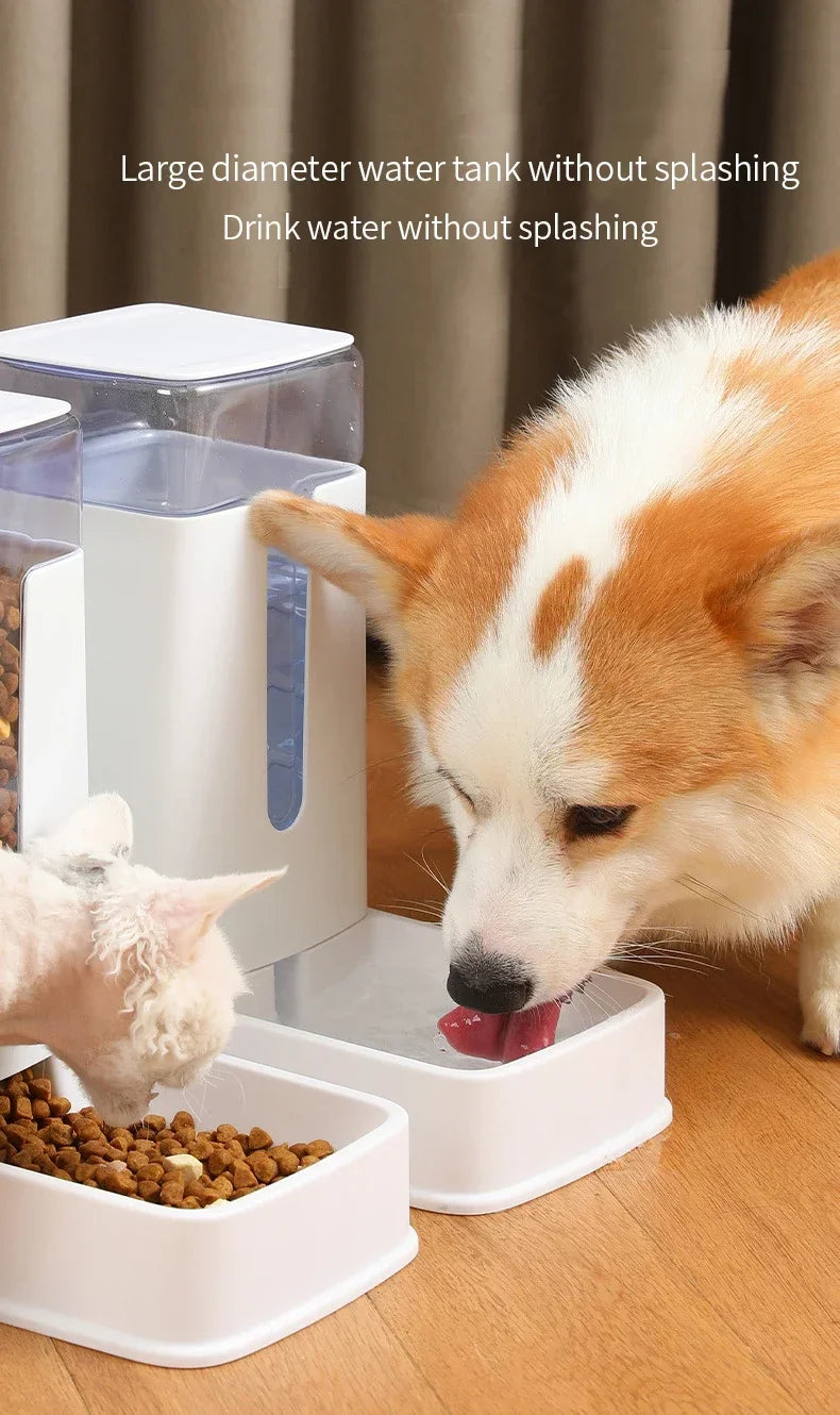 3.5L Automatic Pet Food Feeder – Large Capacity Gravity Dispenser for Cats & Dogs