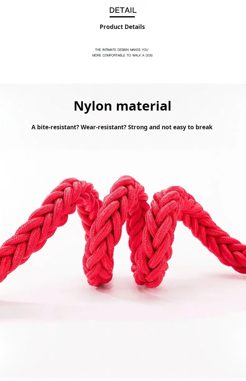 Comfort-Strong 5-Foot Braided Dog Leash – Durable & Comfortable Lead for Training and Daily Walks