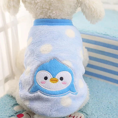 Soft Fleece Winter Dog Coat – Warm Jacket for Small & Medium Dogs and Cats