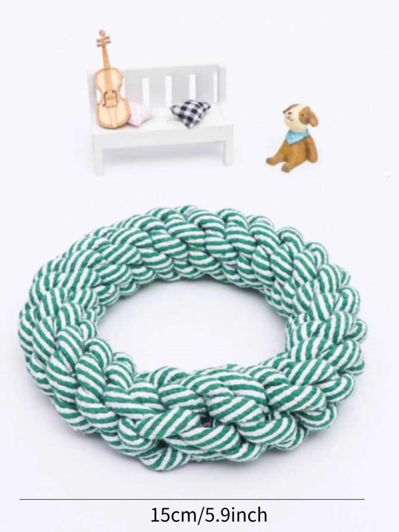 Durable Dog Rope Chew Toy – Bite Resistant Tug Toy for Medium & Large Dogs – Ideal for Golden Retrievers, Pitbulls, Labradors