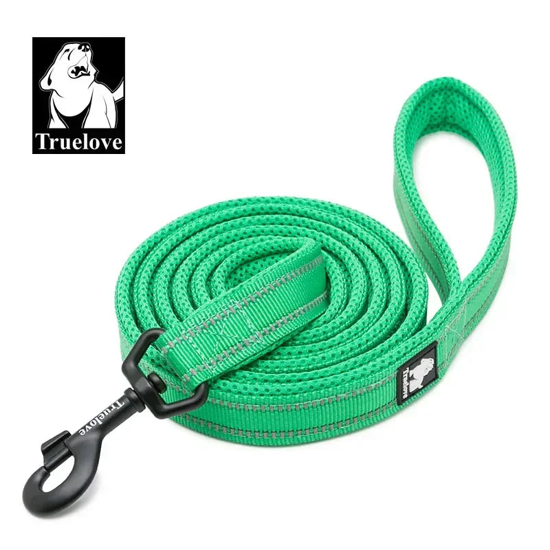 Truelove Reflective Pet Leash – Soft Padded Nylon Lead for Dogs & Cats (200cm)