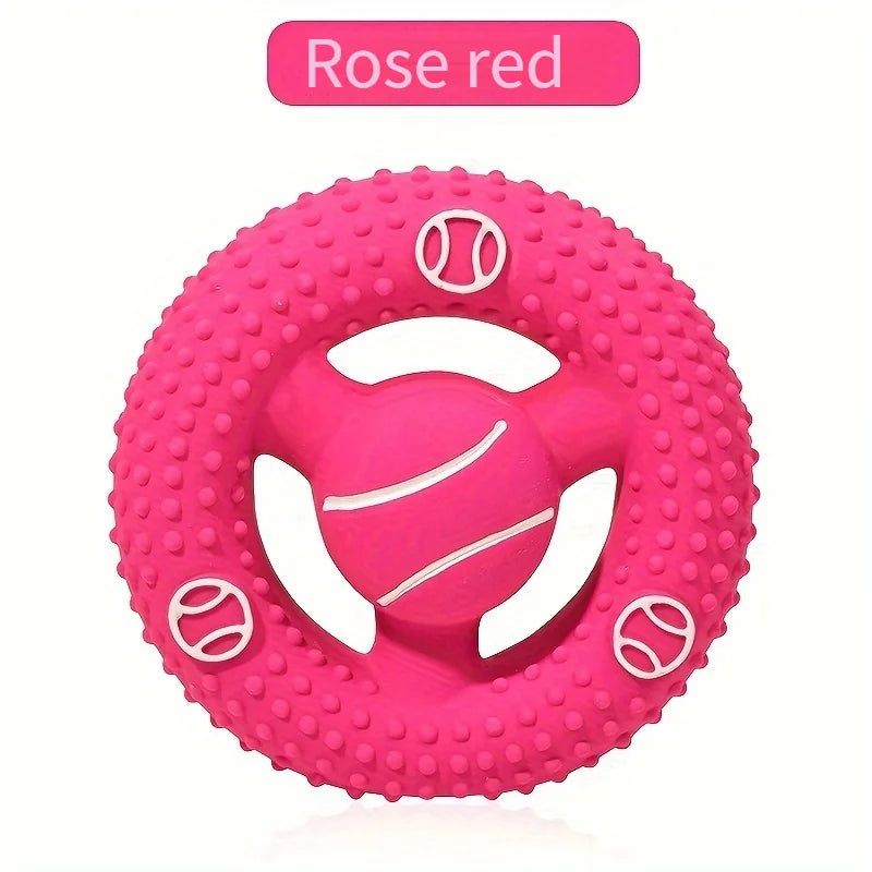 Dog Plush Toy – Football & Basketball Design Squeaky Chew Toy, Interactive Teeth Cleaning Plush for Dogs