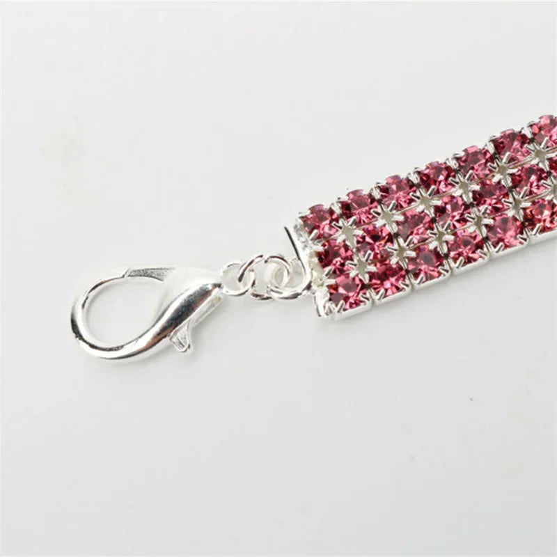 Bling Rhinestone Dog Collar – Crystal Pet Collar for Small and Medium Dogs