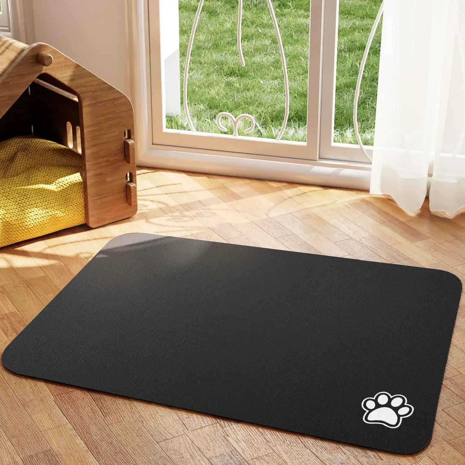 Absorbent Pet Feeding Mat – Quick-Dry Placemat for Dogs & Cats